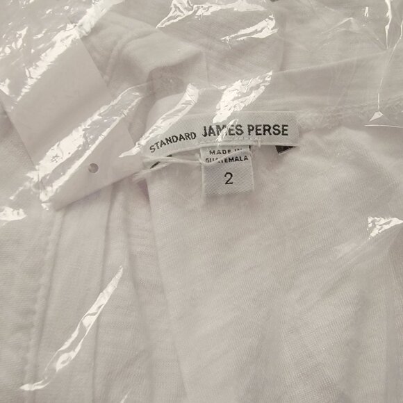 James Perse Dress V-Neck Shell Tank Dress Womens M White Casual Minimalist - Picture 3 of 4